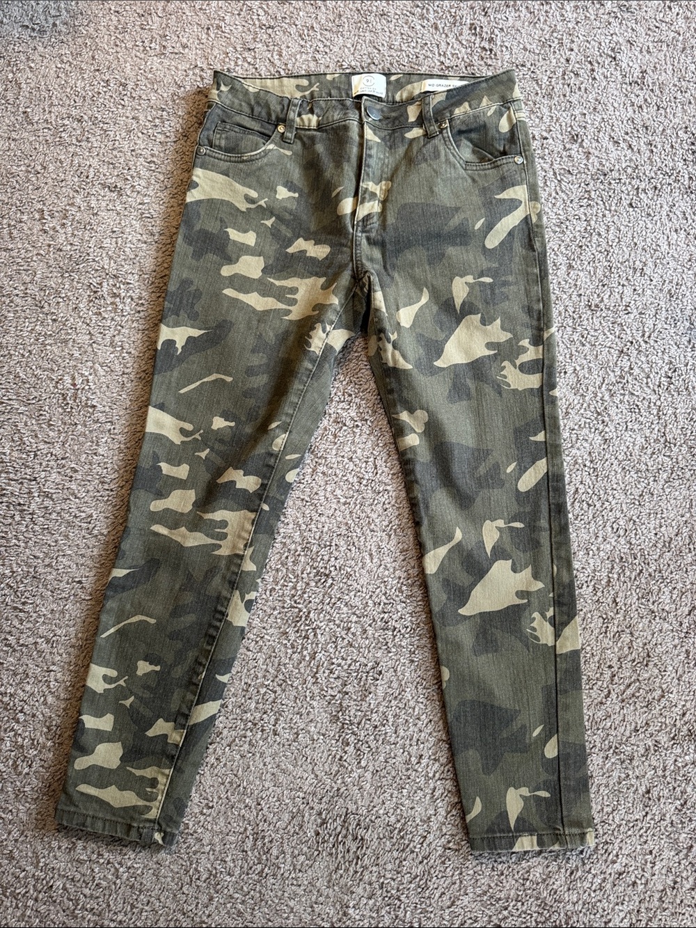 Cotton On Mid Grazer Skinny Camo Jeans